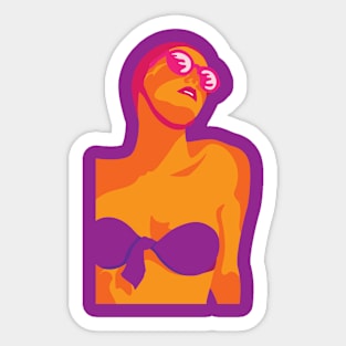 Retro Swim Sticker